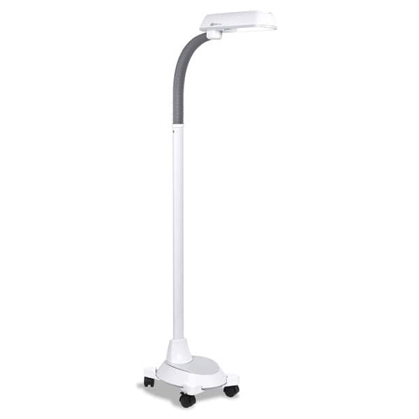 Shop Ottlite Floor Lamp With Wheelbase White Overstock 31243849