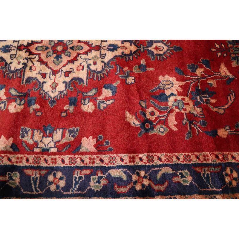 ECARPETGALLERY Hand-knotted Andelz Red Wool Rug - 3'1 x 10'2