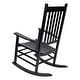 preview thumbnail 4 of 65, Porch & Den Steeplechase Genuine Hardwood Rocking Chair