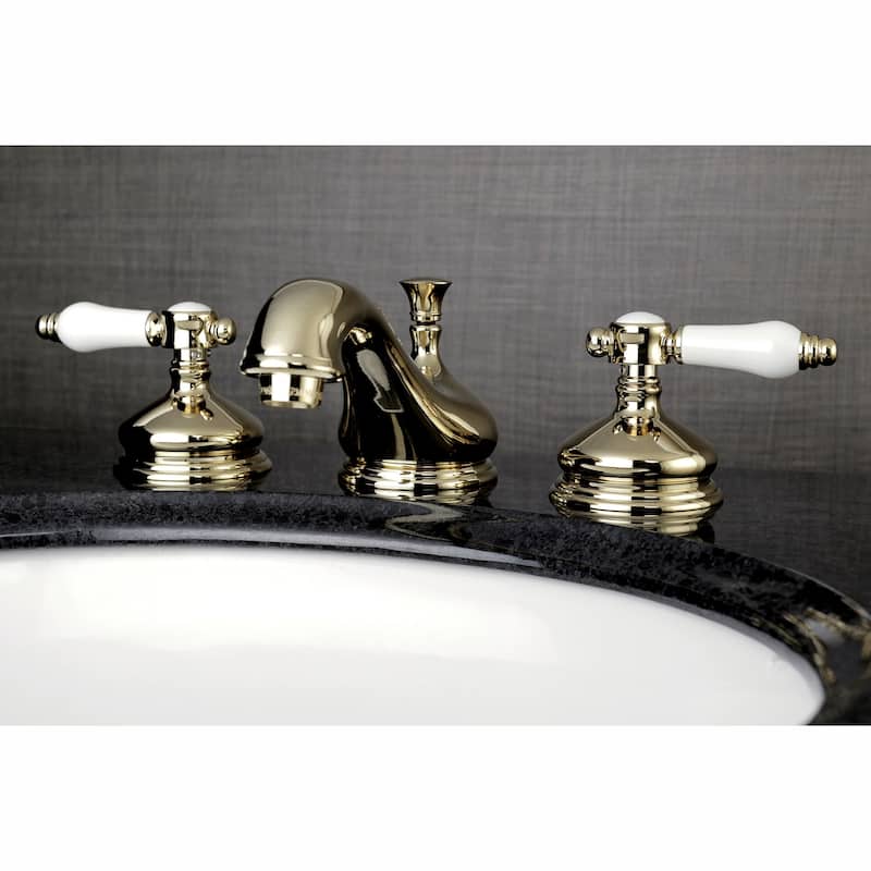 Kingston Brass Bel-Air Widespread Bathroom Faucet - Polished Brass