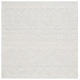 preview thumbnail 2 of 12, SAFAVIEH Handmade Micro-Loop Fridrika Wool Rug 6' Square - Light Grey/Ivory - Square