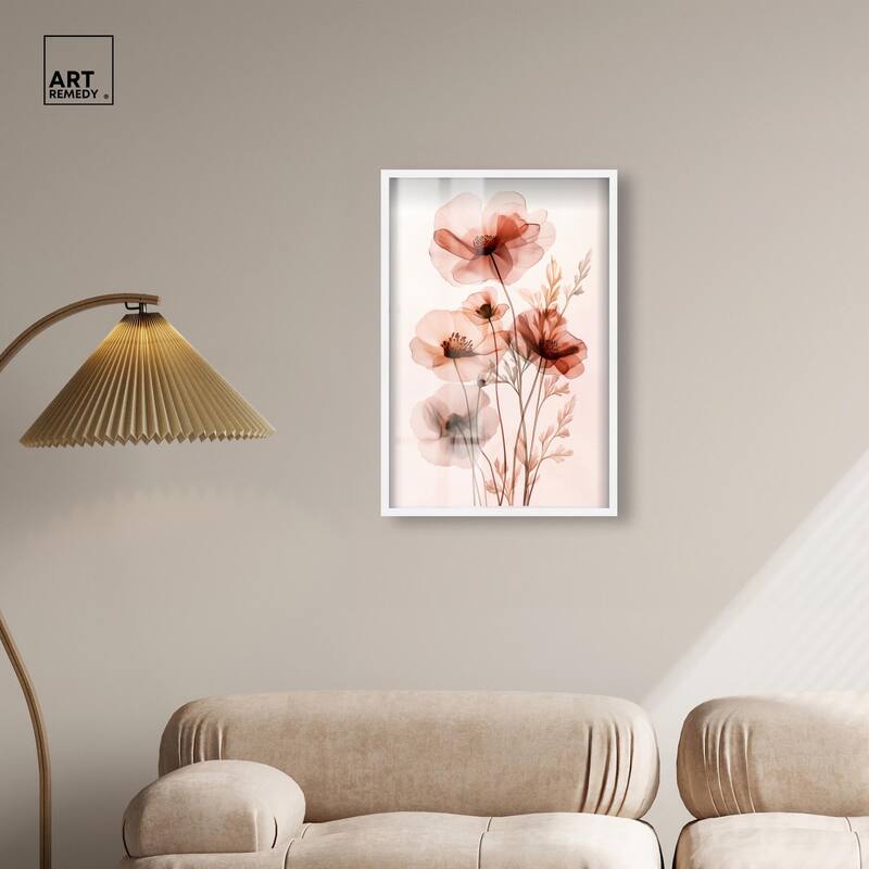 Petal Dye I Shadowbox by Art Remedy