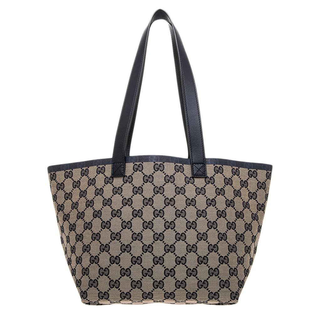 Gucci Small Totissima Leather Trimmed Tote