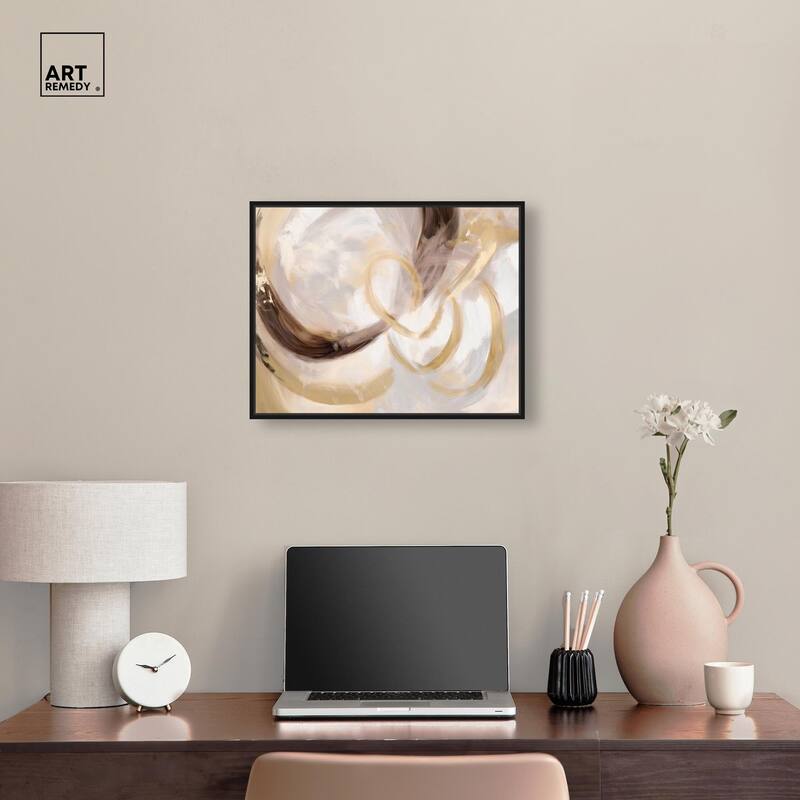 Dreamy Swirls III Canvas by Art Remedy
