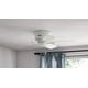 preview thumbnail 1 of 11, Hunter 42" Flush Mount Ceiling Fan with Pull Chains - Traditional - Low Profile! Snow White