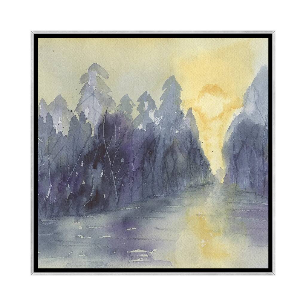 iCanvas "Purple Haze" by Liz Covington Framed