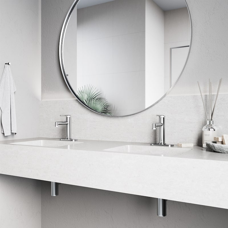 VIGO Sterling 7" H Single Handle Single Hole Bathroom Faucet