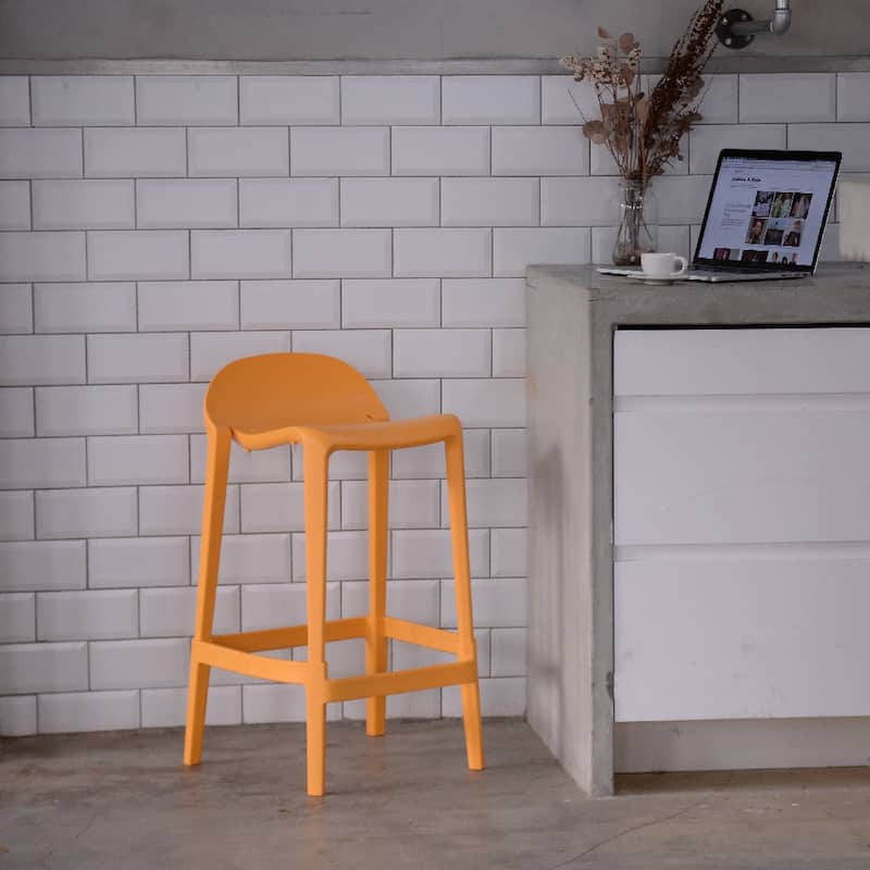 Lagoon Joyous Resin Counter Stool, Set of 2