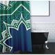 71 x 74-inch Rising Star Geometric Print Shower Curtain