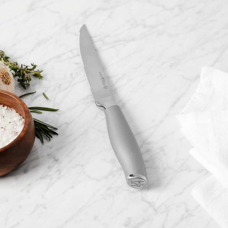 HENCKELS Modernist Steak Knife Set of 8, Silver, Stainless Steel - Stainless Steel - 8-pc