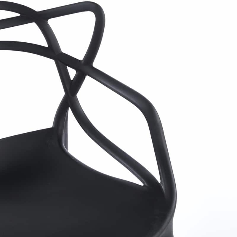 Modern Accent Chair with Clear Shell and Metal Legs, Versatile Dining or Desk Chair