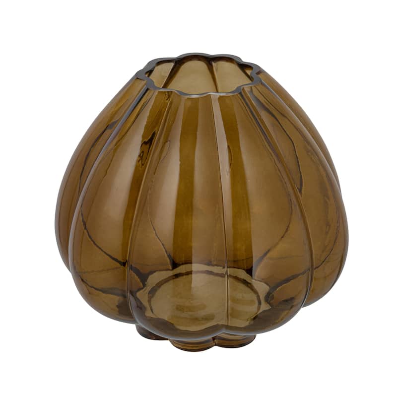 Fluted Glass Vase
