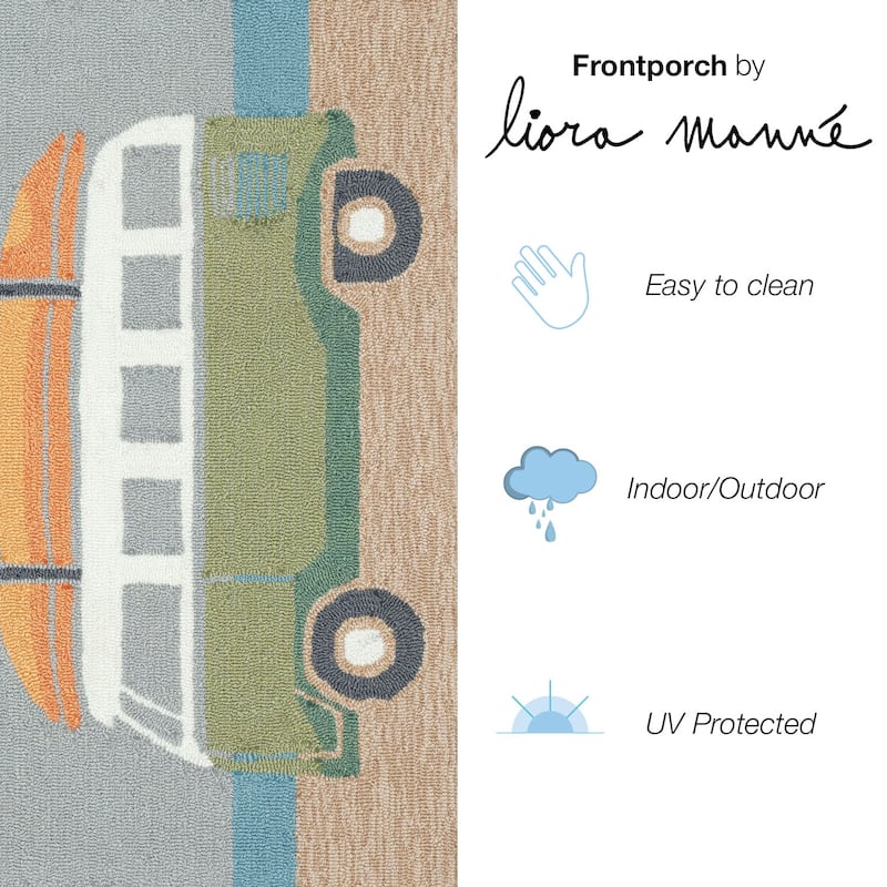 Liora Manne Frontporch Van Life Indoor/Outdoor Area Rug