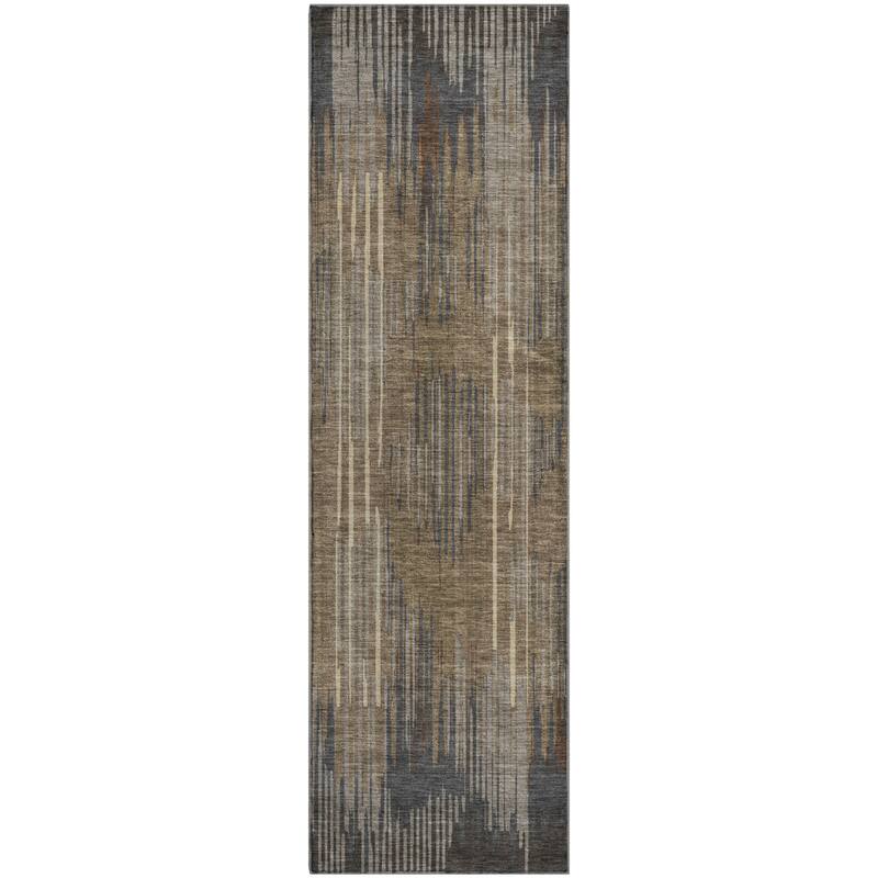 Premium Washable Super Soft Transitional Stripes Mayfield Rug