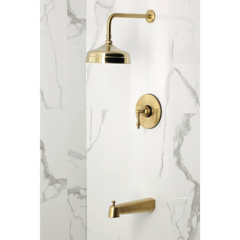 Kingston Brass KB633AL Revival Tub and Shower Trim Package with 1.8