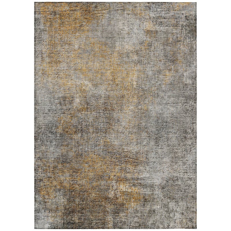 Machine Washable Indoor/ Outdoor Chantille Watercolor Ombre Rug