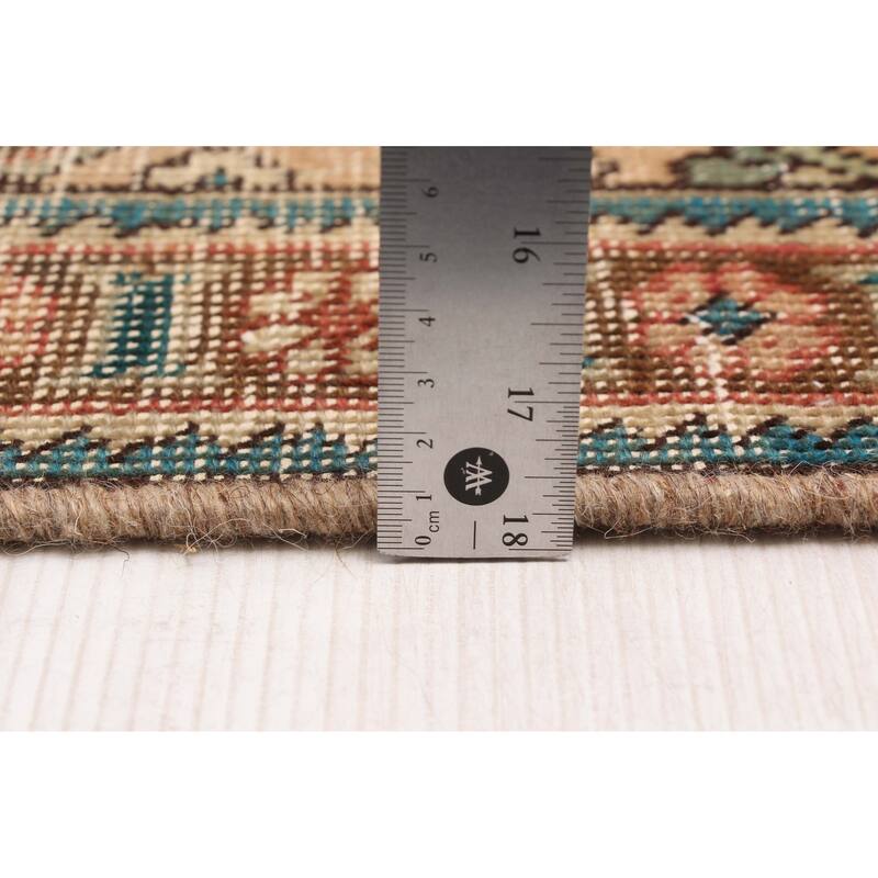 ECARPETGALLERY Hand-knotted Antalya Vintage Dark Copper Wool Rug - 6'1 x 9'2