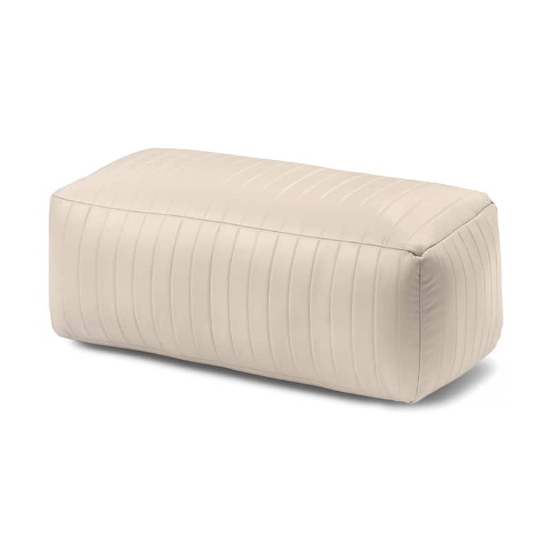 Jani Footrest Bench Ottoman Pouf - Handcrafted for Seating, Footrest, Home Decor for Living Room, Bedroom Pouf