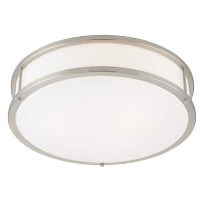 Access Lighting Conga 3 Light 19" Wide LED Flush Mount Drum Ceiling