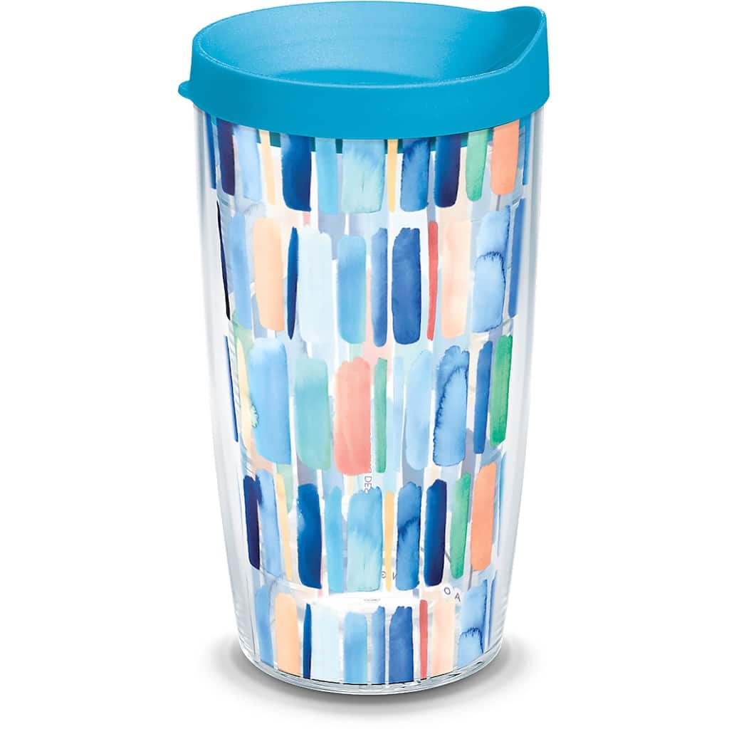 Tervis Yao Cheng - Vertical Stripes Made in USA Double Walled Insulated Travel Tumbler, Classic