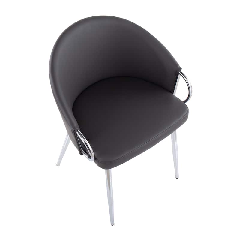 Silver Orchid Battista Upholstered Chair - Set of 2