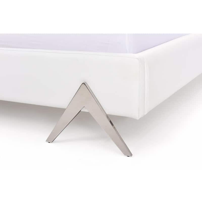 Modrest Candid Modern White Eastern King Bed