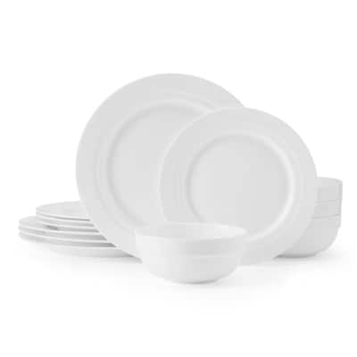 Mikasa Bentlee 12-Piece Dinnerware Set, Service for 4