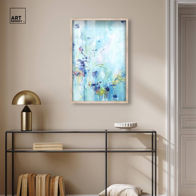 Heavenly Blue I Shadowbox by Art Remedy