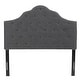 preview thumbnail 20 of 28, Marlen Adjustable Full/ Queen Tufted Fabric Headboard by Christopher Knight Home
