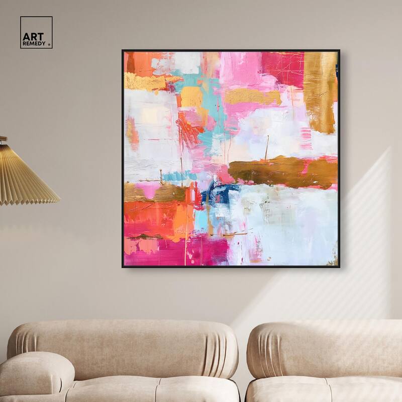 Exuberant Hues II Canvas by Art Remedy