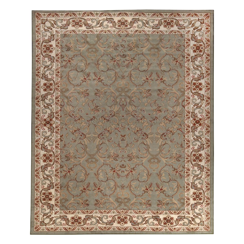 Superior Heritage Traditional Floral Scroll Indoor Area Rug