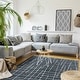 preview thumbnail 3 of 25, Gertmenian Zurich Modern Bohemian Plush Soft 2" Polypropylene Shag Area Rug