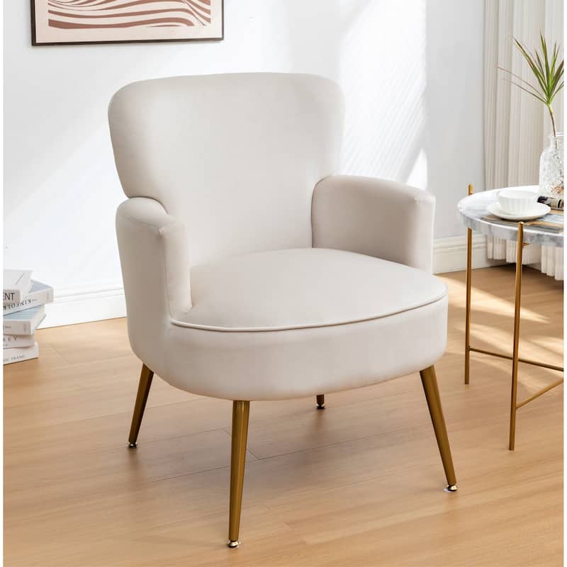 Ramisa Velvet Living Room Armchair.