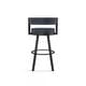 preview thumbnail 42 of 102, Amisco Browser Swivel Bar Stool