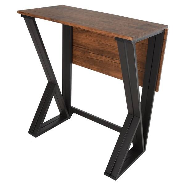 Shop Zenvida 5 Piece Pub Dining Set Drop Leaf Bar Height Shop Zenvida 5 Piece Pub Dining Set Drop Leaf Bar Height