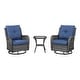 preview thumbnail 9 of 82, Gymojoy 3-Piece Rattan Wicker Rocking Swivel Chair Set with Table
