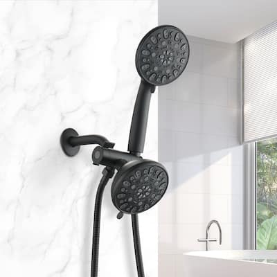 YASINU 7 Function Dual 2 in 1 Shower Handheld Showerhead & Rain Shower Combo