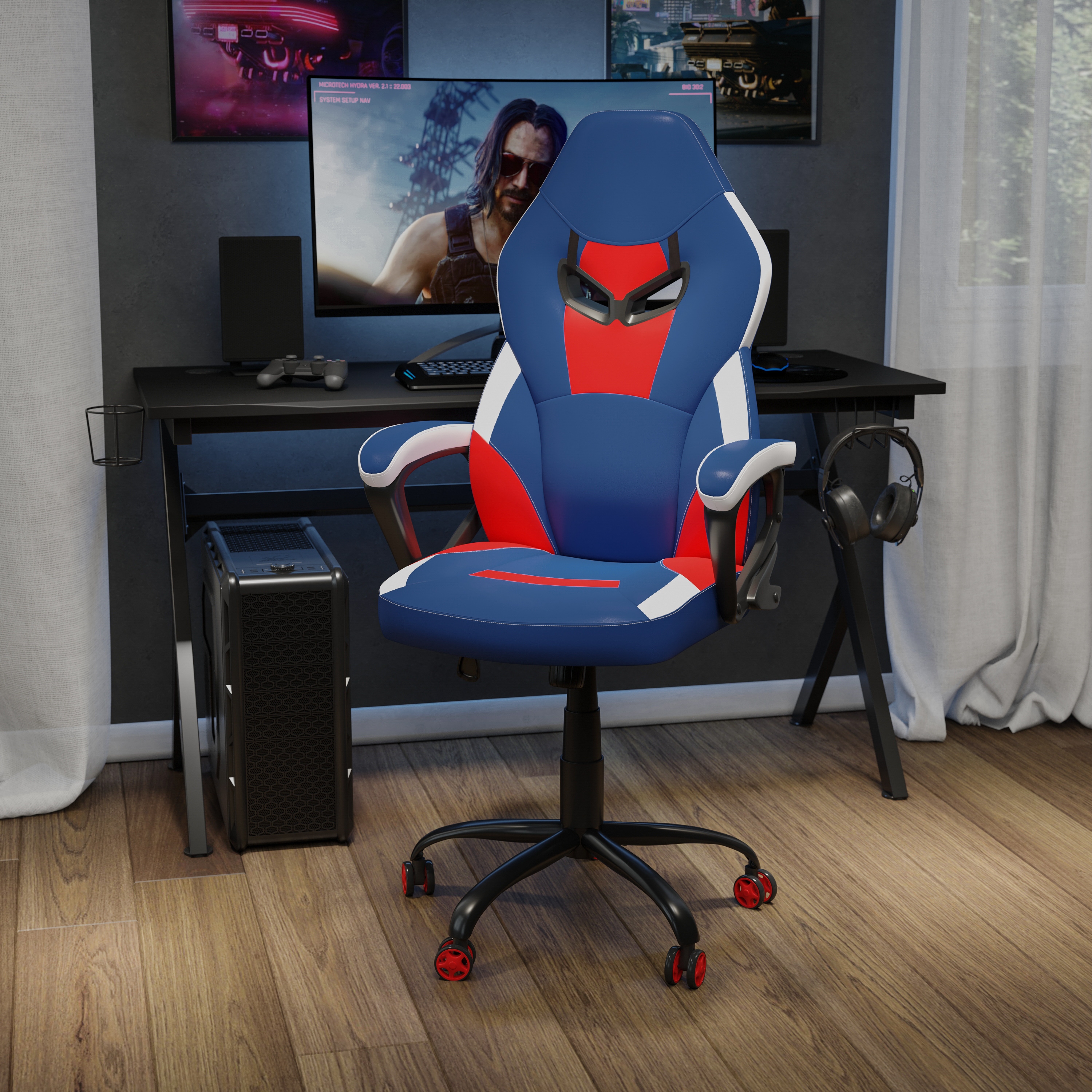 Lancaster home gaming desk & chair set store