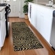 preview thumbnail 22 of 132, Premium Washable Super Soft Modern Maze Mayfield Rug Black - 2'3" x 7'6"