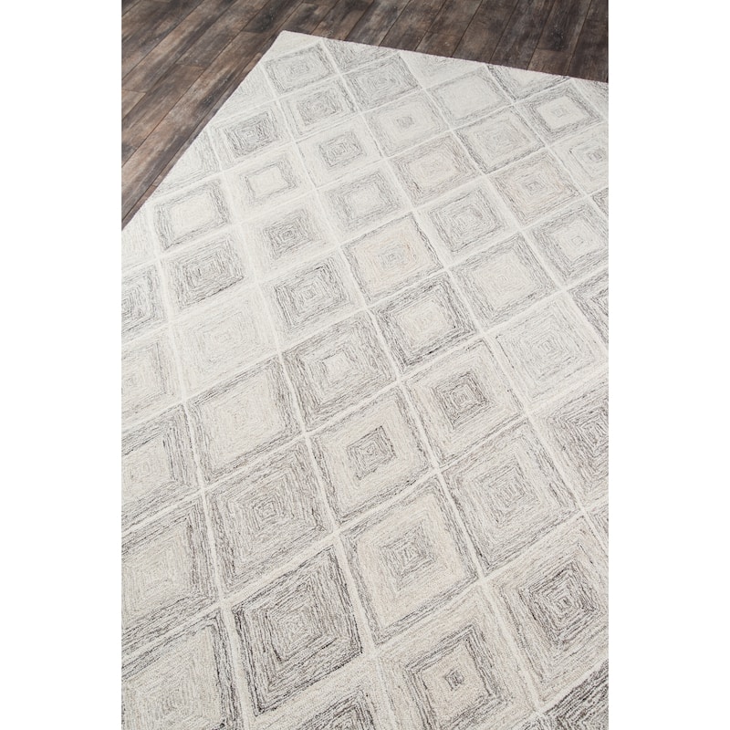 Momeni Cortland Hand Tufted Wool Contemporary Geometric Area Rug