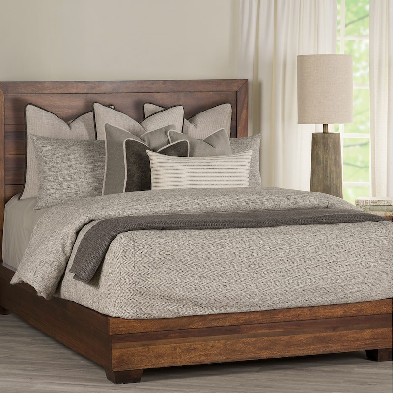 Performance Tweed Bed-Cap Comforter Set with Tailored Corners