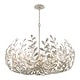 preview thumbnail 1 of 5, Broche 12 Light Antique Silver Chandelier