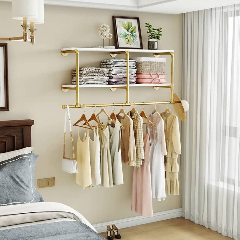 Wall Mounted Clothes Rack