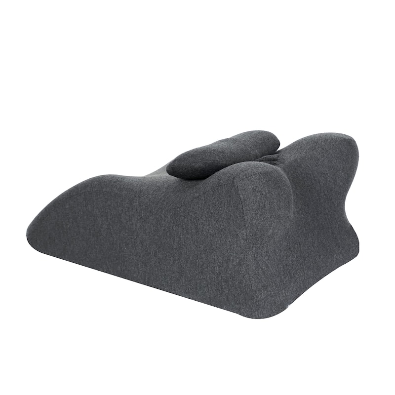 Ergonomic Spinal Posture Support Multi-Functional Bed Pillow -Dark grey