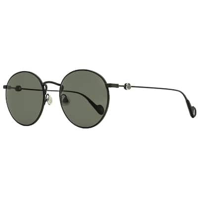 Moncler Women's Round Sunglasses - Matte Black