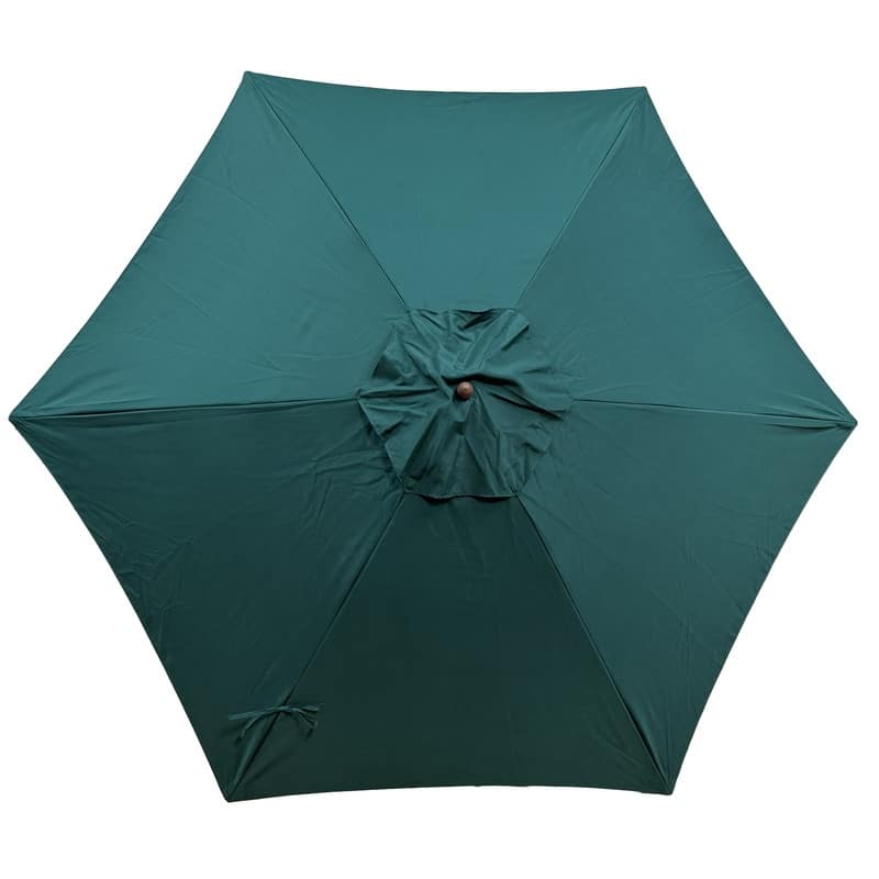 Tropishade 9 ft. Aluminum Bronze Patio Umbrella, Green cover