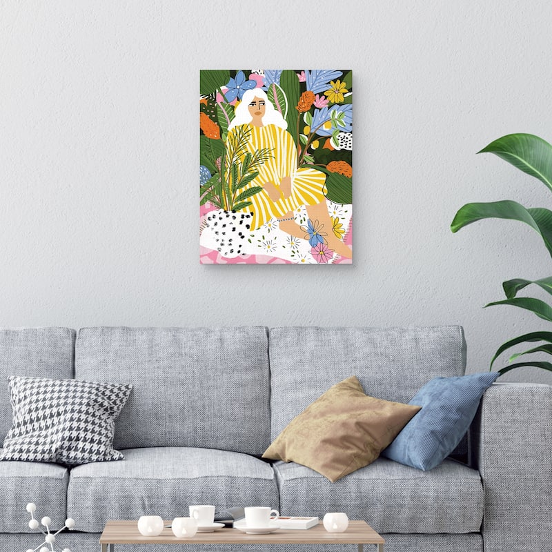 Jungle Lady by Alja Horvat Canvas Art Print