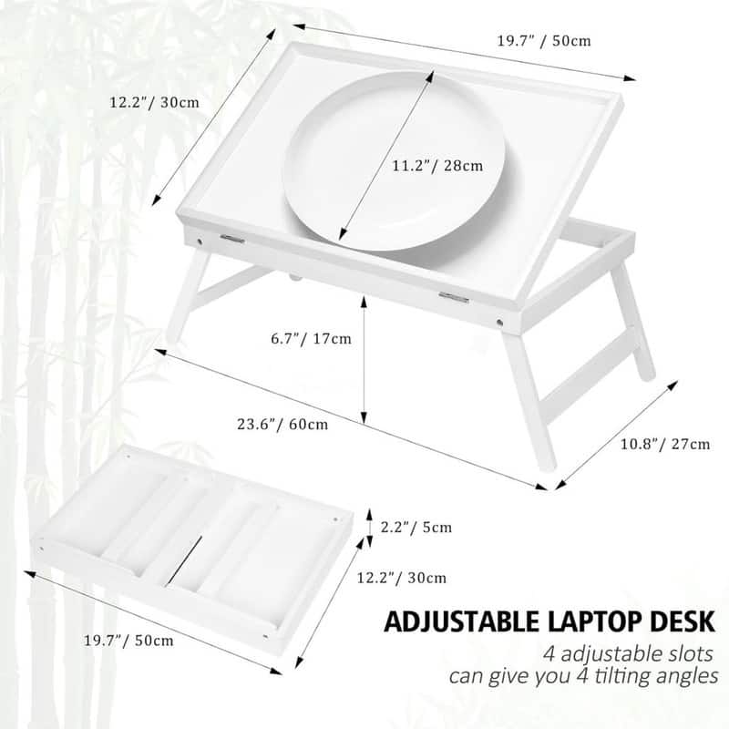 Bamboo Bed Tray Table