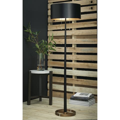 Amadell Metal Floor Lamp - 17.25" W x 17.25" D x 60" H