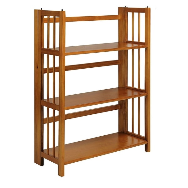 Mission style store folding bookcase